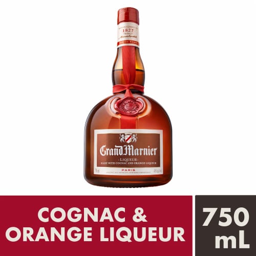 Grand Marnier Cordon Rouge Liqueur Perspective: front