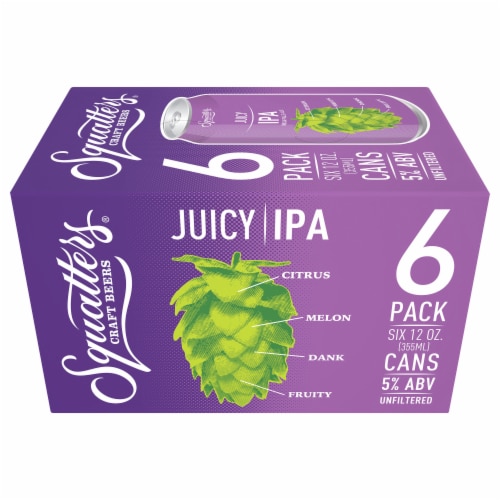 Squatters® Juicy IPA Craft Beer Perspective: front