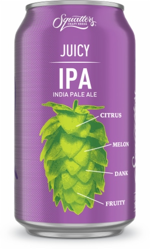 Squatters® Craft Beers Juicy IPA Beer Perspective: front