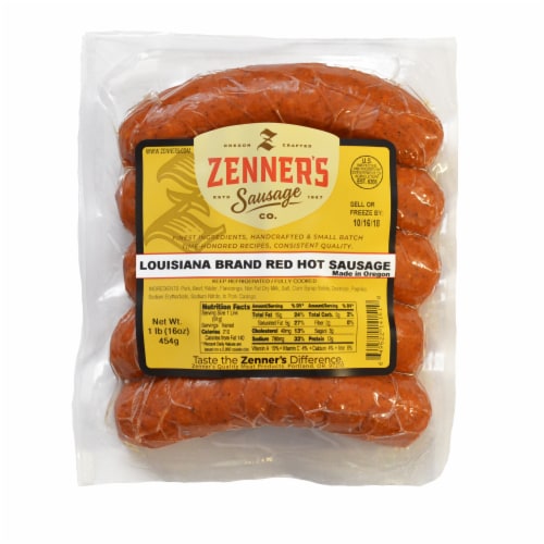 Zenner's Louisiana Brand Red Hot Sausage, Brats & Sausages