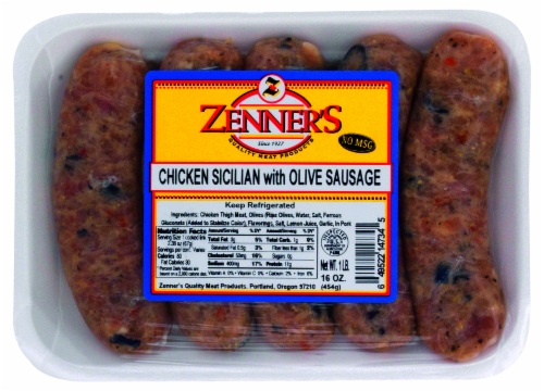 Zenner's Chicken Sausage Perspective: front