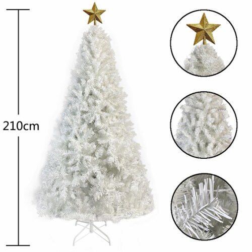 GO 7 FT Christmas Tree 500 LED Warm Lights PVC Branch 1 Set Fred Meyer