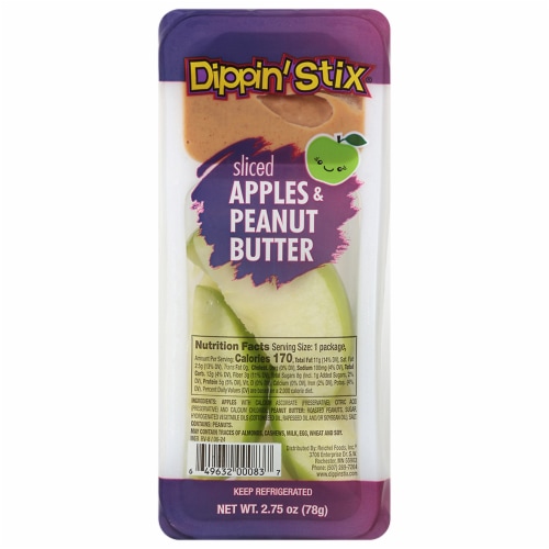 Dippin' Stix® Sliced Apples & Peanut Butter Perspective: front