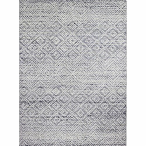 Bashian Verona Naana 3'6  x 5'6  Area Rug in Blue Perspective: front