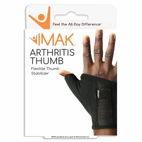 IMAK Compression Black Cotton Arthritis Glove A20178, Small Kroger