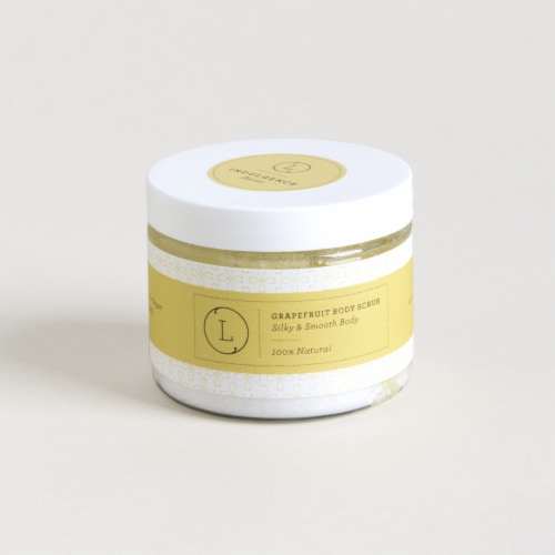 Grapefruit Body Salt Scrub - Moisturizing and fresh Perspective: front