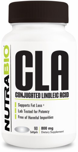 NutaBio® CLA Softgels Perspective: front