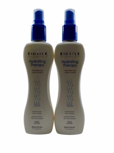 Biosilk Hydrating Therapy Pure Moisture Leave In Spray 7 OZ Set of 2, 1 -  Baker's