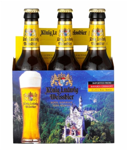 König Ludwig Weissbier Royal Bavarian Hefeweizen Perspective: front