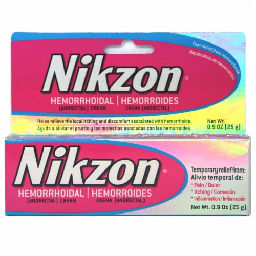 Nikzon Hemorrhoidal Pain Relief Cream Perspective: front