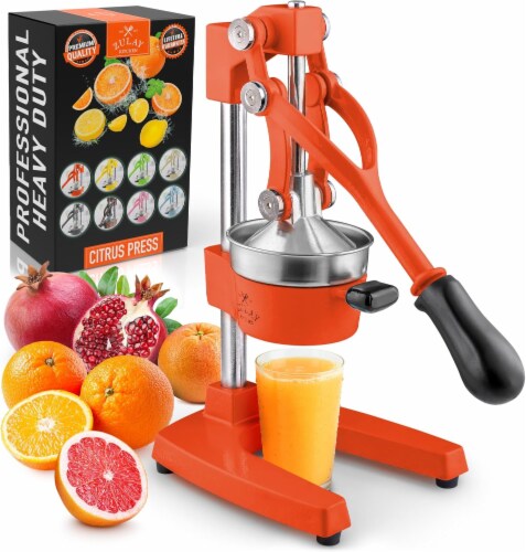 Zulay Kitchen Professional Citrus Juicer Manual Citrus Press and Orange  Squeezer - Black