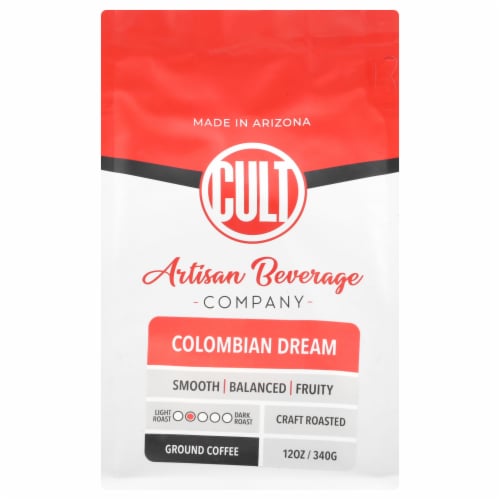 Cult Colombian Dream Ground Coffee Perspective: front