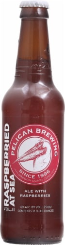 Pelican Brewing Raspberried At Sea Ale Perspective: front