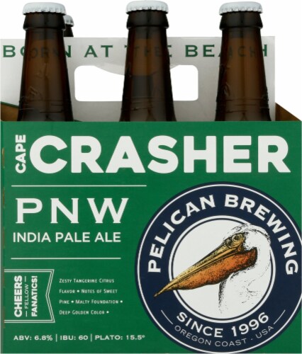 Pelican Brewing Company Cape Crasher PNW India Pale Ale Beer Perspective: front