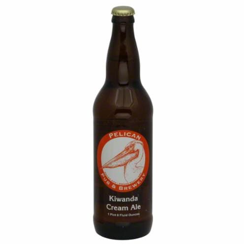 Pelican Pub & Brewery Kiwanda Cream Ale Perspective: front