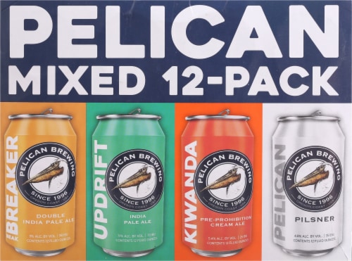 Pelican Brewing Company Mixed Beer Perspective: front