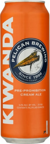 Pelican Brewing Company Kiwanda Pre-Prohibition Cream Ale Beer Single Can Perspective: front