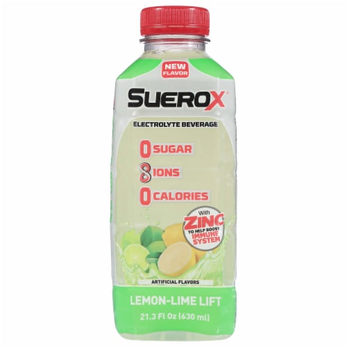 SueroX® Lemon-Lime Lift Juice Perspective: front