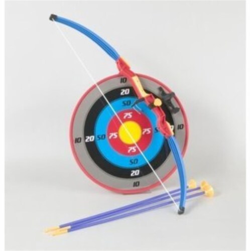 toy archery set with target bow and arrow
