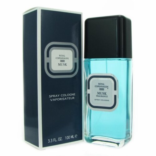 Royal Copenhagen MROYALCOPENMSK3.3EDC 3.3 oz Mens Musk Eau De Cologne Spray Perspective: front