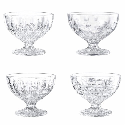 WHOLE HOUSEWARES, 8oz Clear Glass Dessert Bowls