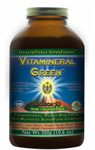 HealthForce Superfoods Vitamineral Green™ Powder Perspective: front