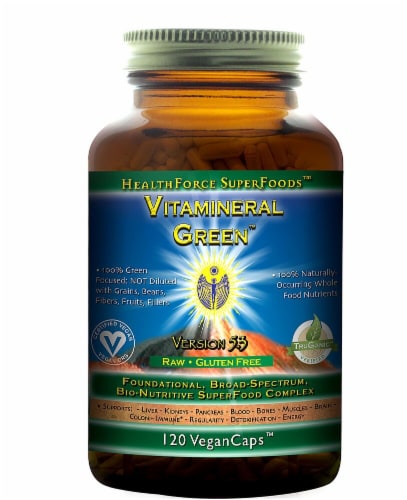 HealthForce Superfoods Vitamineral Green™ Version 5.5 Perspective: front