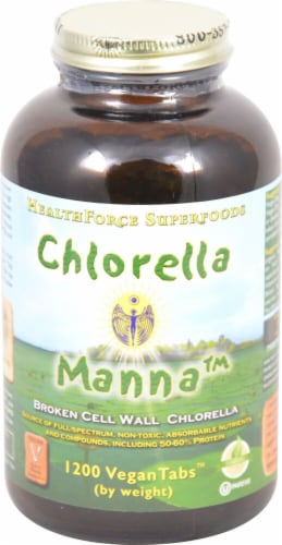 HealthForce Superfoods Chlorella Manna™ Perspective: front
