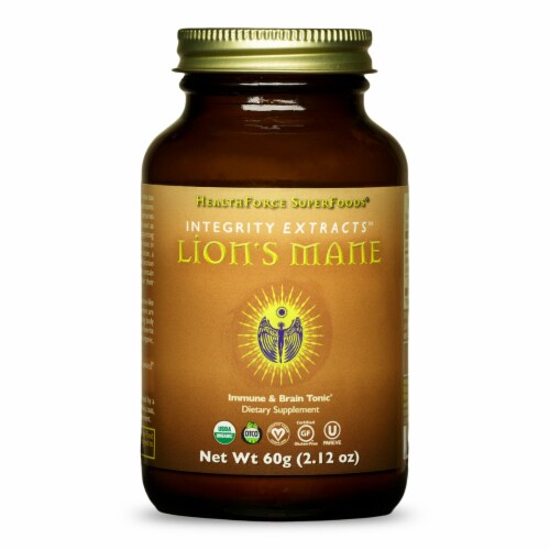 HealthForce SuperFoods Integrity Extracts Lion’s Mane Perspective: front