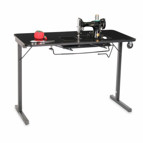 Arrow Heavyweight Table for Vintage Singer Featherweight Sewing Machines 221 and 222 Perspective: front