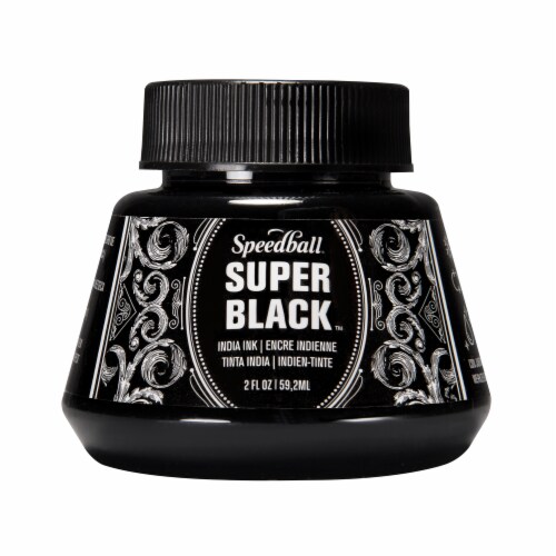 Speedball Super Black India Ink Perspective: front