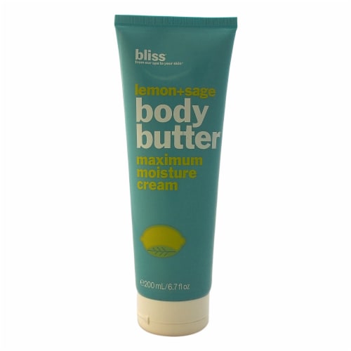 Bliss Lemon + Sage Body Butter Maximum Moisture Cream, 6.7 fl oz - Fred ...