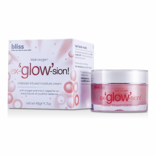 Bliss Triple Oxygen Ex-‘Glow’-sion Vitabead-Infused Moisture Cream Perspective: front