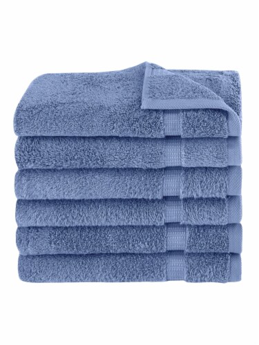 Classic Turkish Towels Villa Collection Hand Towel Pack of 6, 6 - Baker's