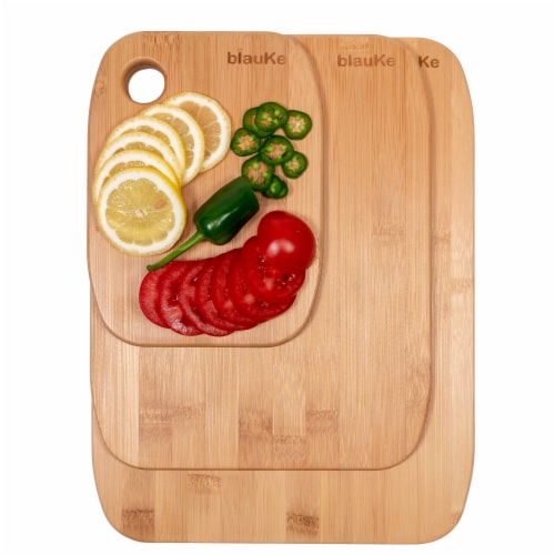 Wooden Chopping Board Large Bamboo Cutting Serving Organic Kitchen Food  Catering 