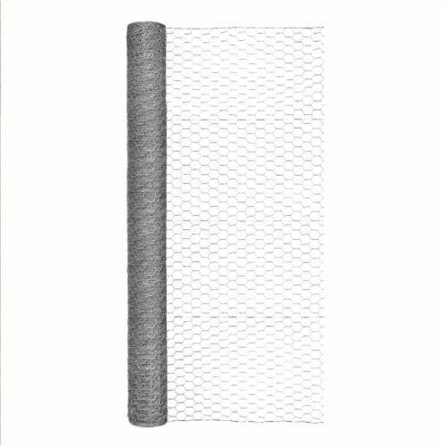 Garden Craft 48 in. H X 50 ft. L 20 Ga. Silver Poultry Netting Garden Craft 48 in. H X 50 ft. L 20 Ga. Silver Poultry Netting