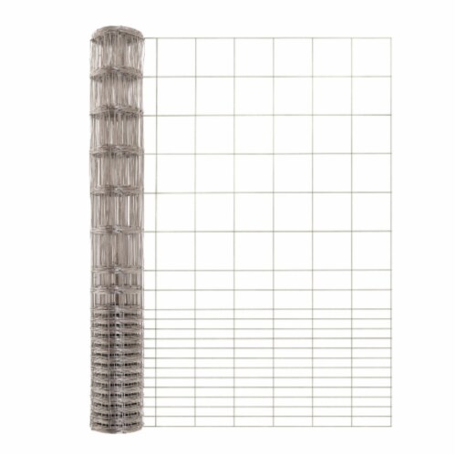 Garden Craft 40 in. H X 50 ft. L Galvanized Steel Garden Fence Silver
