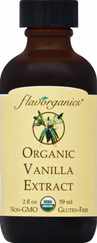 Flavorganics® Organic Vanilla Extract Perspective: front