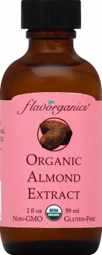 Flavorganics® Organic Almond Extract Perspective: front