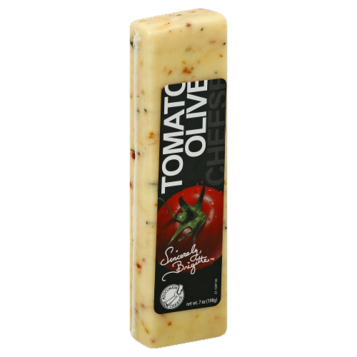 Sincerely Brigitte Tomato Olive Cheese Perspective: front