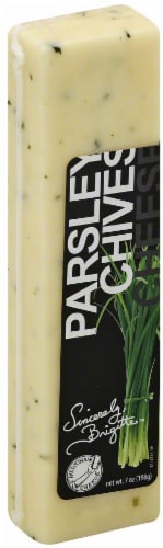 Sincerely Brigitte Parsley Chives Cheese Perspective: front