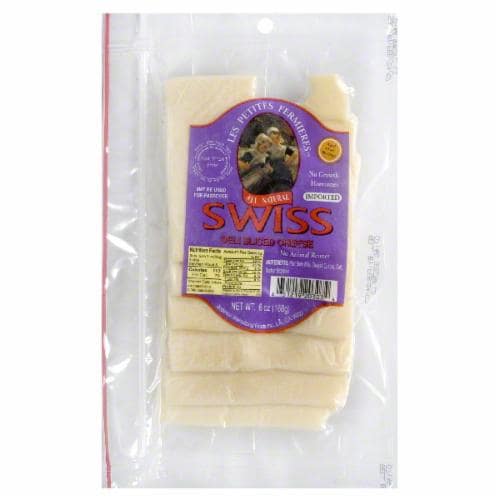 Les Petites Swiss Sliced Cheese Singles Perspective: front