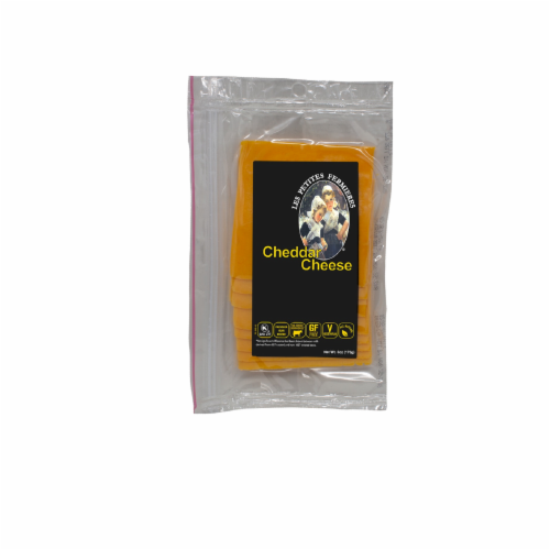 Les Petites Fermieres Sliced Mild Cheddar Cheese Perspective: front