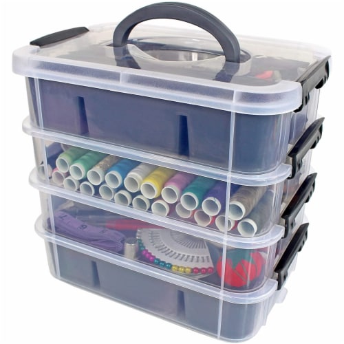 Bins Things Blue 2 Trays Stackable Storage Container & Organizers, 2 Trays  - Ralphs