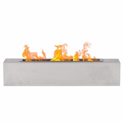 Mini Concrete Countertop Fire Pit Tabletop Fireplace 