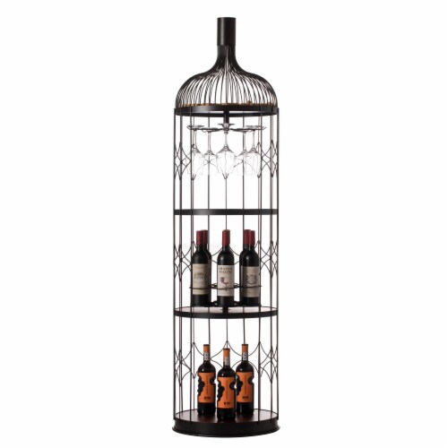 Wine bottle shaped wine rack best sale