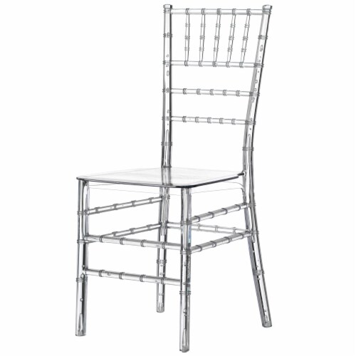 Modern Acrylic Stackable Chiavari Dining Chair, Clear Party Chair, Single, Single Clear - Fry’s ...