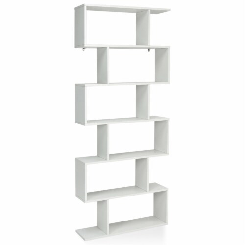 Modern 8 Tier Bookcase Wall Mount and Freestanding Storage Shelves For  Decoration Display, 1 unit - Kroger