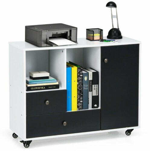 Lateral Mobile Filing Cabinet Large