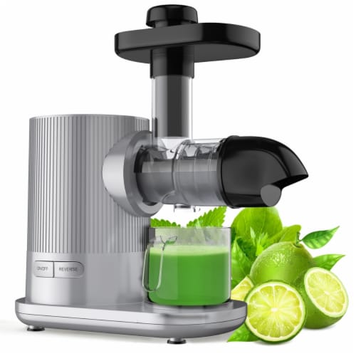 Gymax Juicer Machine Cold Press Slow Masticating Juice Extractor Silver, 1 unit - Soopers